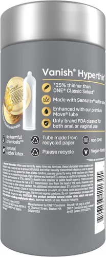 Vista 4 de One Vanish Preservativos Hyperthin por mayor., 12