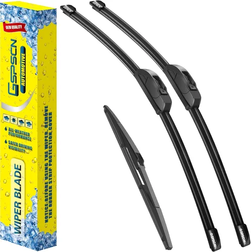 Vista 16 de GSPSCN 2 limpiaparabrisas de repuesto para Cooper R55, R56, R57, 2013, 2014, 2015, 19 + 18 pulgadas (juego de 2)