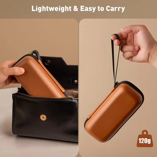 Vista 6 de Estuche rígido de transporte para gafas inteligentes Ray-Ban Meta, funda de transporte de viaje, compatible con modelos Wayfarer Skyler Headliner