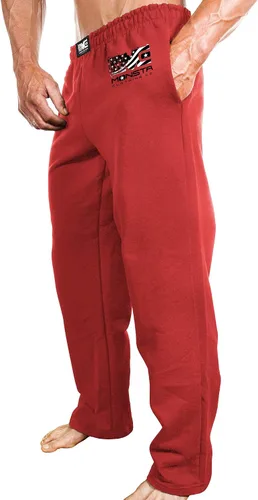 Vista 2 de Monsta Clothing Co. Men's Bodybuilding (MC-Monsta Flag) Gym Sweatpants