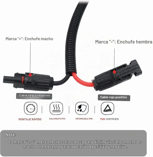 Vista 2 de COMeap Conector de panel solar para Anderson 10AWG, compatible con MC-4 a 50A/600 V Anderson Cable de extensión de carga para generador solar