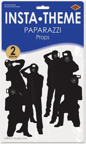 Vista 7 de Accesorios y Telón de Fondo de Tema de Paparazzi Insta