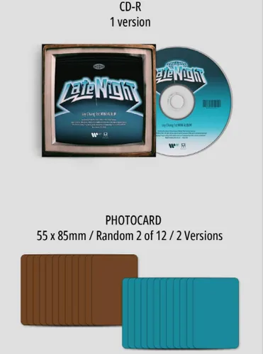 Vista 3 de Dreamus Jay Chang Late Night 1st Mini Album 2 Ver Set - Álbum de exhibición multicolor