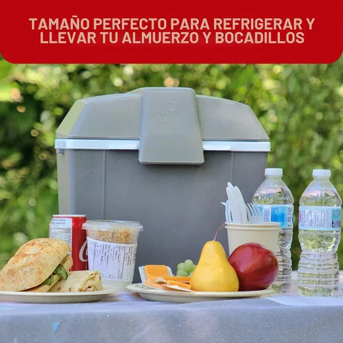 Vista 2 de Koolatron Traveller lll Refrigerador termoeléctrico, gris