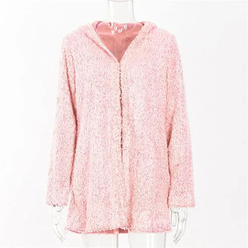 Vista 5 de Light Weight Cardigan Womens Hoodies Oversize Long Cardigan Long Sleeve Loose Sweater Solid Trendy Elegant