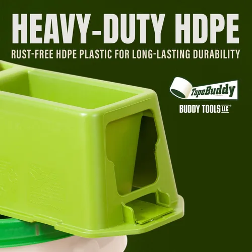 Vista 5 de Buddy Tools TapeBuddy Herramienta de Encintado de Paneles de Yeso - Simplifica la Cinta de Banjo de Paneles de Yeso - Dispensador de Cinta Confiable