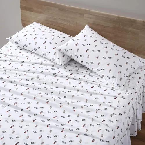 Vista 32 de Eddie Bauer - Juego de sábanas individuales, sábanas de percal de algodón, frescas y frescas, ideales para dormitorio