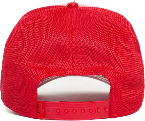 Vista 4 de Goorin Bros. The Farm Unisex High Shine Faux Leather Adjustable Snapback Trucker Hat