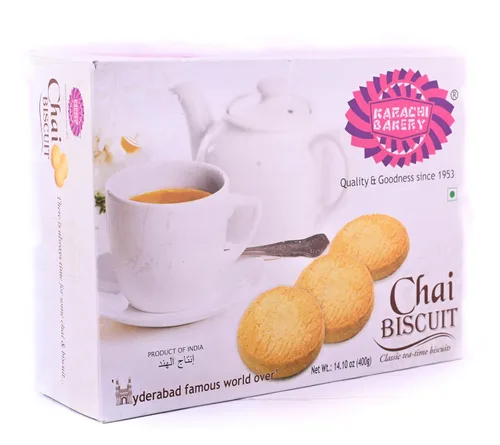 Vista 3 de Karachi Bakery - Galletas Chai, 14.10 oz (400 g), galletas, galletas, aperitivos indios