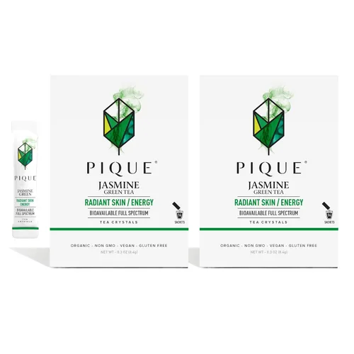 Vista 10 de Pique Cristales de té Sencha orgánico – Apoya la inmunidad y la energía – 14 palitos individuales (paquete de 1)