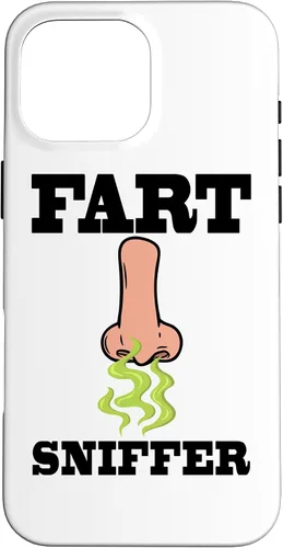 Vista 19 de Fart Sniffer Shirt, Gross Dad Joke Shirt, Weird Funny Fart Case for iPhone 17