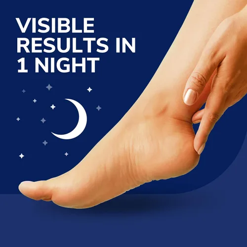Vista 5 de Dr. Scholl's Renovación de Pies Ásperos y Secos Ultra - Tratamiento Nocturno con Crema para Pies Nocturna de 3 oz con Aloe, Aceite de Coco y Urea