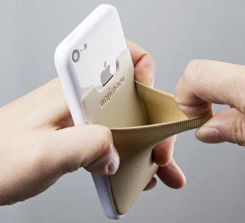 Vista 5 de Sinjimoru - Tarjetero para la parte posterior del teléfono, Sinji Pouch Basic 2