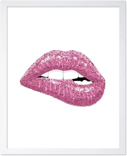 Vista 43 de Poster Master Impresión de labios dorados, póster de mordida de labio, arte moderno y minimalista, regalo bohemio para hombres y mujeres, diseño