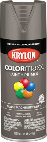 Vista 59 de Krylon K05554007 COLORmaxx Pintura en aerosol y base para uso en interiores y exteriores, color almendra satinada, 12 onzas (paquete de 1)