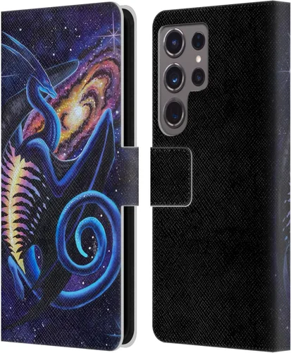 Vista 39 de Head Case Designs Officially Licensed Carla Morrow Galactic Entrancement Dragons Leather Wallet Case Compatible with Samsung Galaxy A07 4G