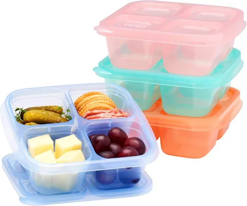 Vista 14 de EasyLunchboxes ELB4 - Caja para aperitivos (4 compartimentos)