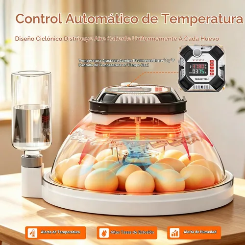 Vista 3 de Incubadoras de huevos de triocottage para incubar huevos, control de temperatura y humedad