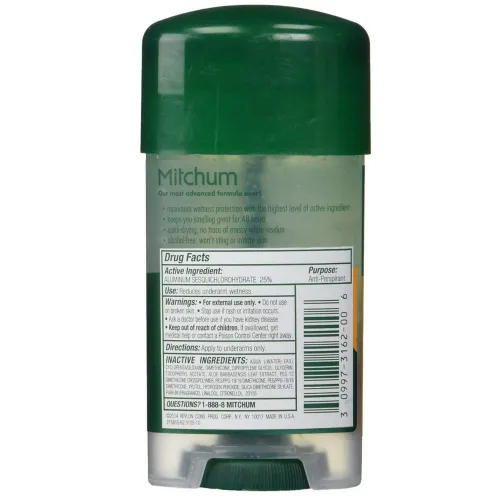 Vista 2 de Mitchum Power Gel – anti-perspirant Desodorante Deporte 2,25 oz