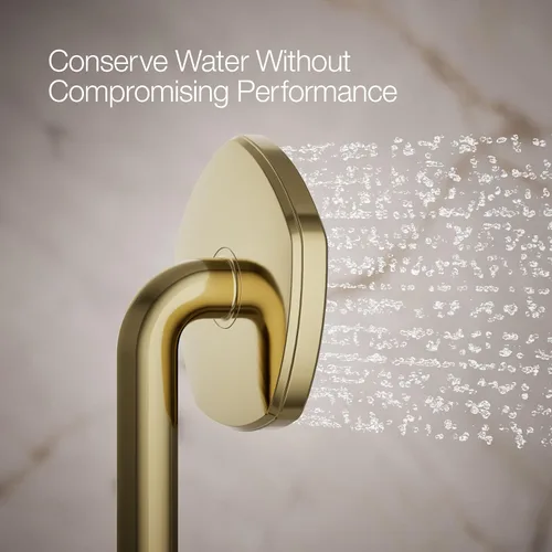 Vista 4 de Kohler 27052-G-AF Occasion® Ducha de mano de una sola función, 1.75 gpm, oro francés vibrante