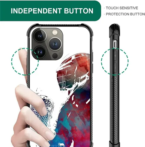 Vista 94 de Compatible con funda para iPhone 6 Plus/6s Plus,Bite Your Teeth Diseño de patrón asombroso, funda trasera dura de PC anti-arañazos y a prueba