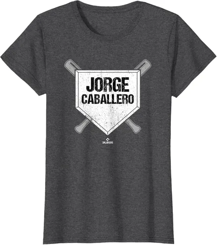 Vista 4 de Homeplate Gameday Jorge Caballero Prospect Baseball Fan Gear Camiseta, Negro