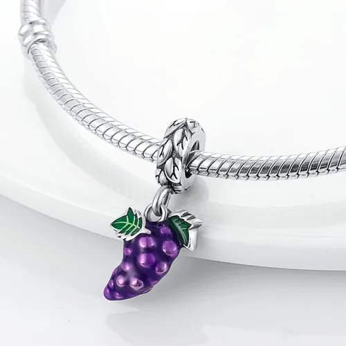 Vista 5 de Parmuz 925 Sterling Silver Charm For Bracelet Butterfly Love Heart Evil eye Cross Christmas Gift Charms for woman Dangle Pendants Beads Jewelry Gift