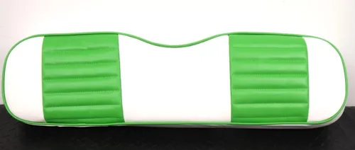 Vista 18 de Cubiertas de asiento delantero para carrito de golf EZGO Medalist, TXT 1994-2013 de Huskey, ajuste personalizado, estilo plisado negro, vinilo