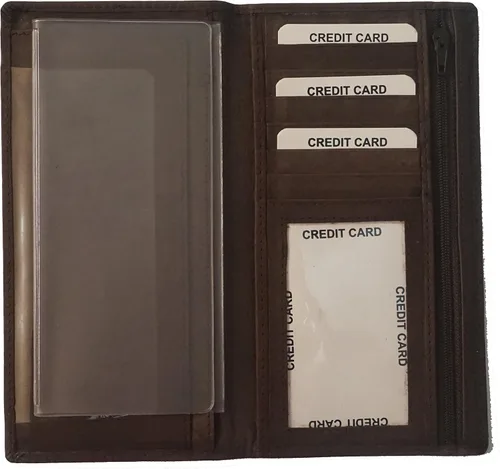 Vista 7 de Juego de 2 protectores de vinilo resistente para chequera, con inserciones de cartera, fabricadas en Estados Unidos