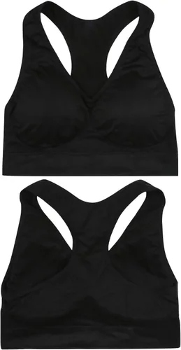 Vista 3 de ToBeInStyle Paquete de 6 brasieres deportivos cómodos y de apoyo para mujer