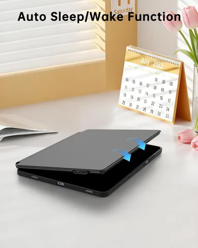 Vista 8 de Funda para teclado Samsung Galaxy Tab A9+ Plus/A11+ Plus de 11 pulgadas: modo DEX de un clic, teclado retroiluminado arcoíris con panel táctil