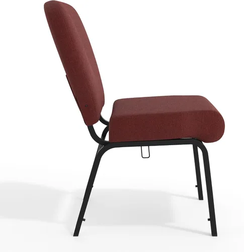 Vista 9 de Flash Furniture Advantage Signature Elite - Silla de iglesia granate, 20 pulgadas de ancho