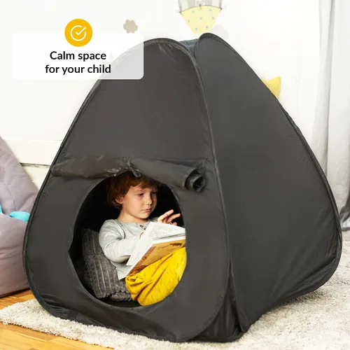 Vista 2 de Tienda de campaña sensorial Esquina tranquila para jugar y relajarse Juguetes para niños autistas Ayuda con autismo, SPD, ansiedad y mejora
