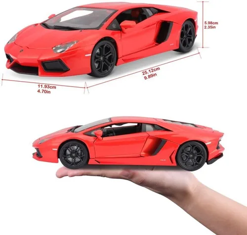 Vista 4 de Bburago Lamborghini LP 700-4 Escala 1:18 Vehículo fundido a troquel (los colores pueden variar)