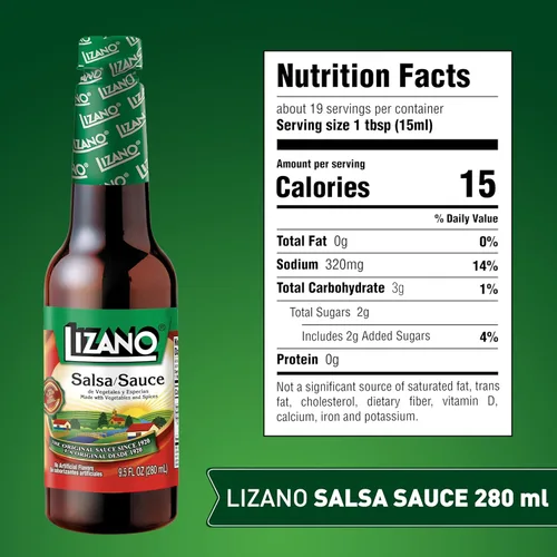 Vista 2 de Lizano Salsa de salsa con verduras y especias, 9.46 fl oz (paquete de 2)