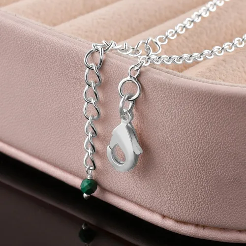 Vista 18 de YANARA Pulsera de tobillo para mujer, piedra de nacimiento natural, cuentas de piedras preciosas, tobillera delicada hecha a mano de 9 pulgadas +
