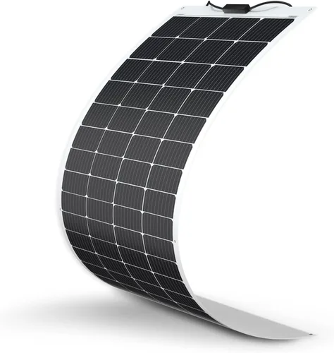 Vista 10 de Renogy Panel Solar Flexible de 50 Vatios 12 Voltios Monocristalino Ultra-Flexible Doblable Mono Cargador Fuera de la Red para Marina RV Cabaña