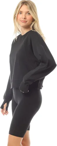 Vista 15 de Design by Olivia Sudadera básica suave y cómoda de cuello redondo para mujer, ropa de otoño