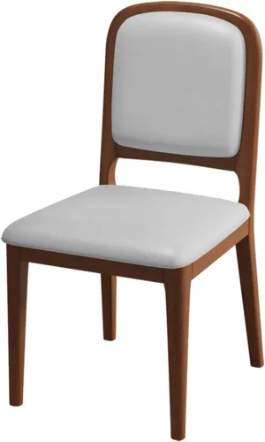 Vista 21 de Solid Wood Dining Room Chairs Minimalist,Kitchen Chairs with Soft Padded Back,Living Room Chair for Office Reading,Wood Frame,Armless Vanity