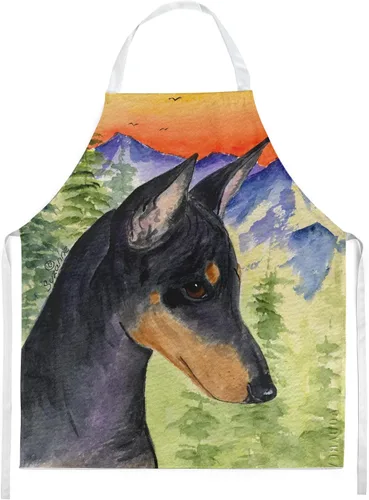 Vista 184 de Caroline's Treasures Delantal unisex Suzanne Staines Dogs Pastor australiano 8283