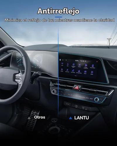 Vista 3 de 4 unidades de protector de pantalla para coche para 2023 2024 2025 Kia Niro SG2 Accesorios Pantallas panorámicos duales y protector de pantalla