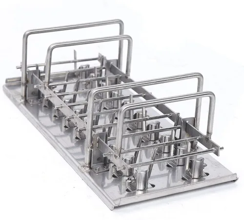 Vista 6 de Juego de moldes para hacer helados, 20/30 piezas de acero inoxidable, kit de moldes de helado de paletas de hielo de gran capacidad, soporte