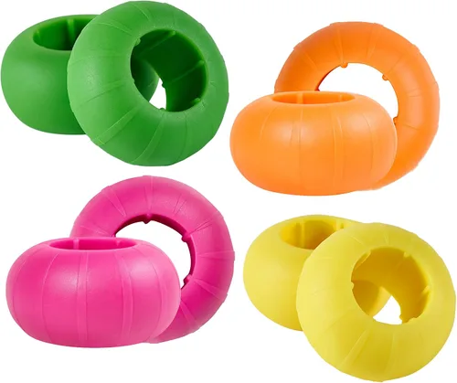 Vista 10 de Anillos para la empuñadura del bate, Anillos de estrangulamiento de primera calidad, Anillos de presión para béisbol, Incluye: Paquete de 8 anillos