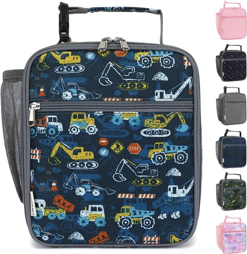 Vista 31 de GYEUKHAM Bolsa de Almuerzo Aislada para Mujeres, Niñas, Adolescentes, Bolsa de Almuerzo para Niños Grande con Aislamiento, Grande, Reutilizable