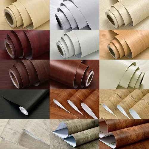 Vista 7 de ECYC Papel tapiz de grano de madera de 15.75 x 39.37 pulgadas, autoadhesivo, papel de contacto de madera, impermeable, extraíble, para cajón de 08