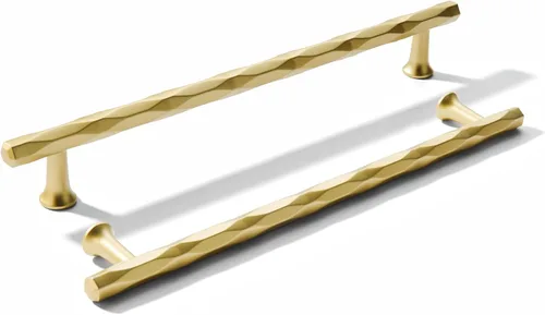 Vista 19 de Paquete de 1 tirador de gabinete de bronce aceitado martillado de 12 Bronce frotado con aceite