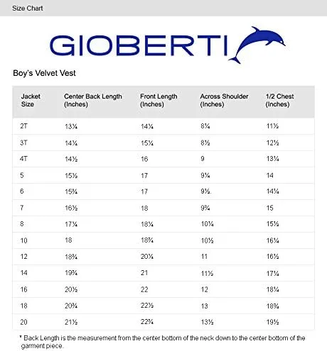 Vista 6 de Gioberti Chaleco formal de terciopelo para niños y niños
