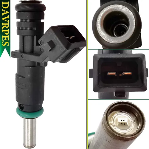 Vista 6 de Paquete de 6 inyectores de combustible 7531634 13537531634 4 agujeros Enigne boquilla de pulverización de combustible para B-M-W 128i 328i X3 X 5 Z4