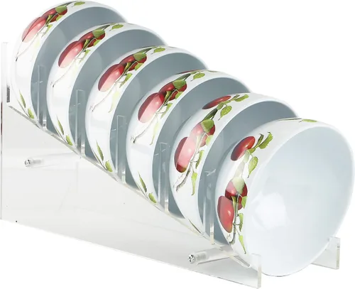 Vista 8 de Reston Lloyd Calypso Basics - Juego de 6 cuencos de cereales 100% melamina sin BPA, resistentes a roturas, aptos para lavavajillas, cuencos de apples