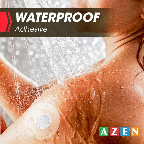 Vista 4 de AZEN Paquete de 100 cubiertas de sensor Freestyle para Libre 3, parches adhesivos impermeables, cinta adhesiva transparente impermeable